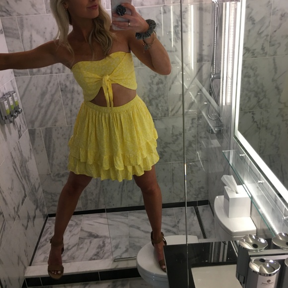 Yellow Skirt & Matching Top - Picture 3 of 3